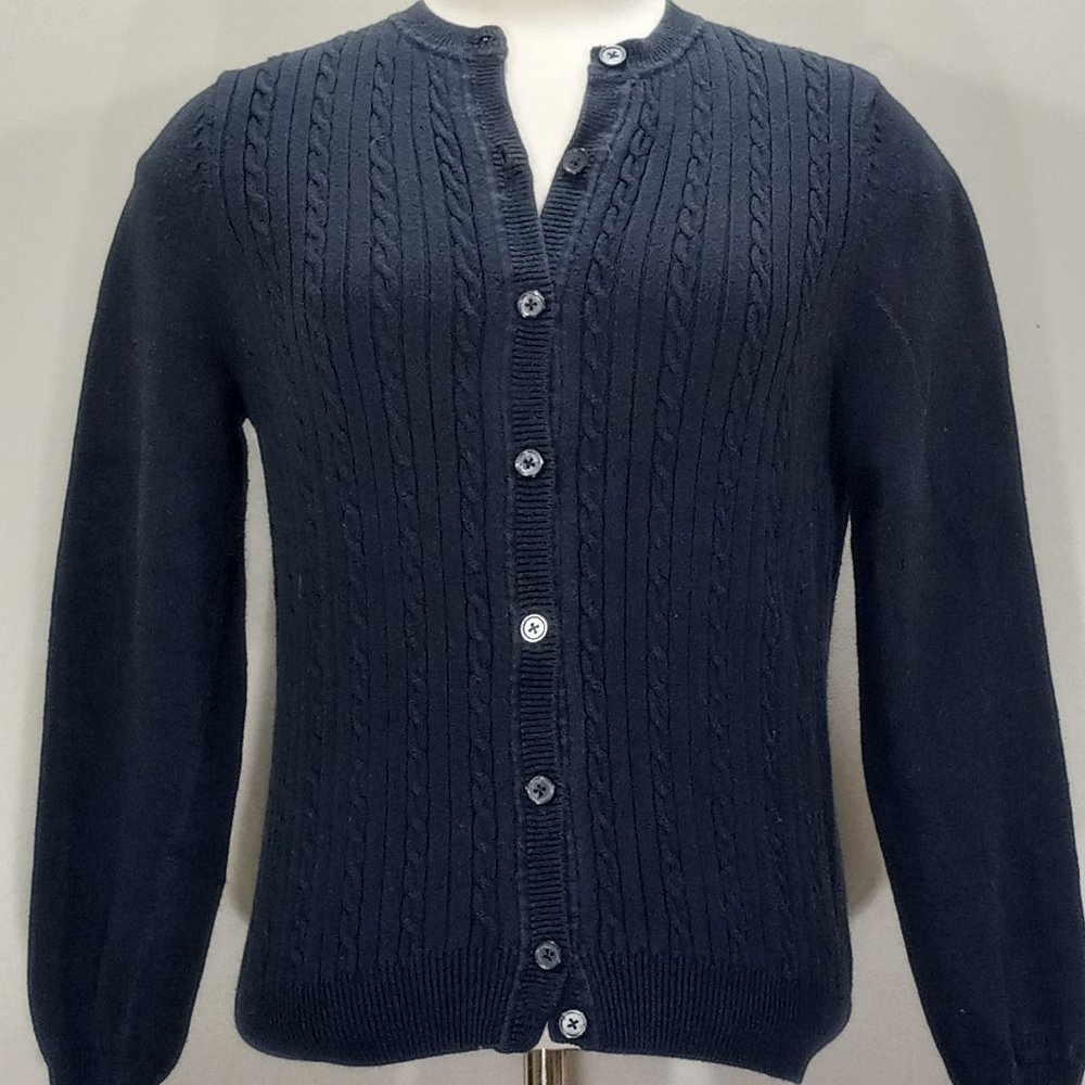 Izod Button-up Cardigan, Size M